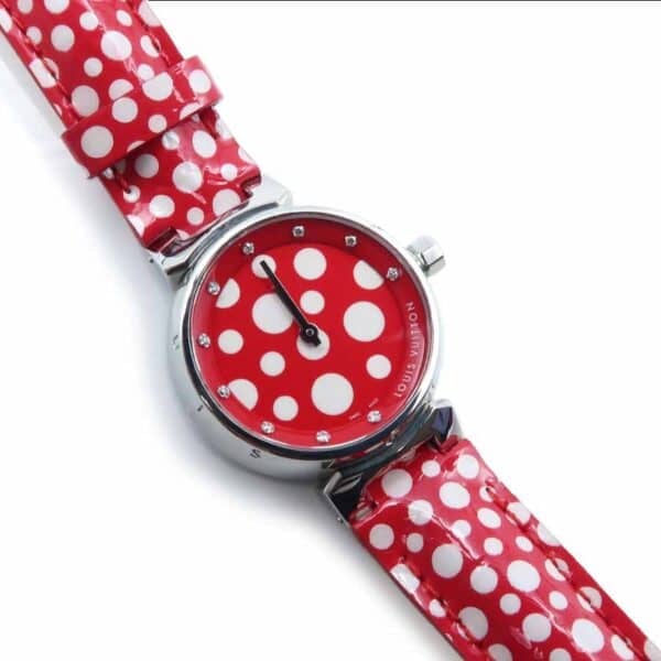 Louis Vuitton Ladies Tambour Yayoi Kusama Polka Dot Watch - Image 4