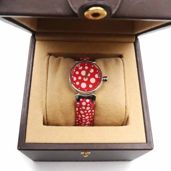 Louis Vuitton Ladies Tambour Yayoi Kusama Polka Dot Watch - Image 5