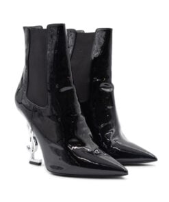 Saint Laurent Opyum Patent Leather Boots
