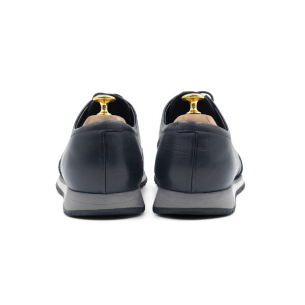 Prada Black Brogue Leather Derby Sneakers - Image 5