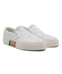 Burberry Leather Slip on Skateboarding Shoes