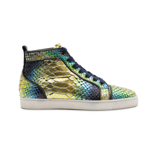 Christian Louboutin Louis Python Flat Aquarium Sneakers - Image 2