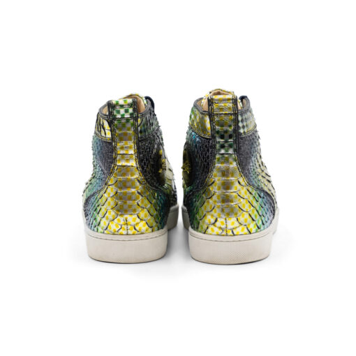 Christian Louboutin Louis Python Flat Aquarium Sneakers - Image 5