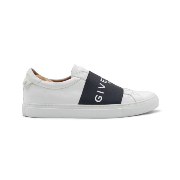 Givenchy White Leather Urban Street Slip-On Sneakers - Image 2