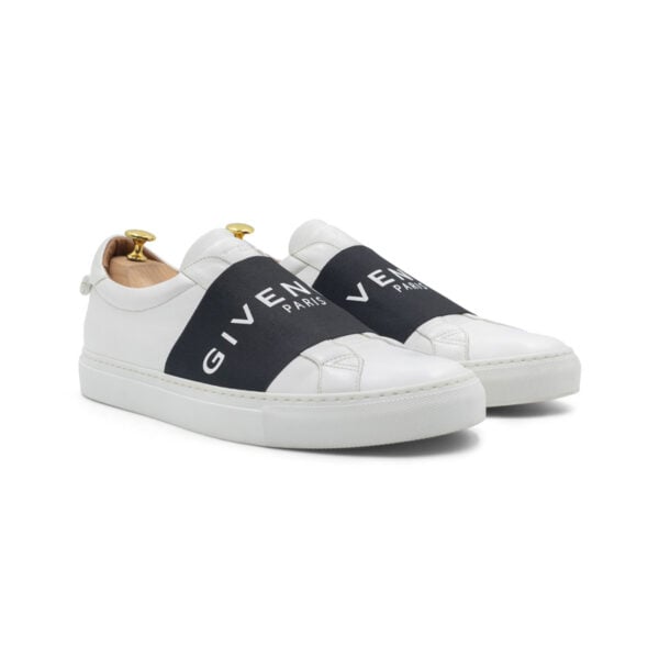 Givenchy White Leather Urban Street Slip-On Sneakers