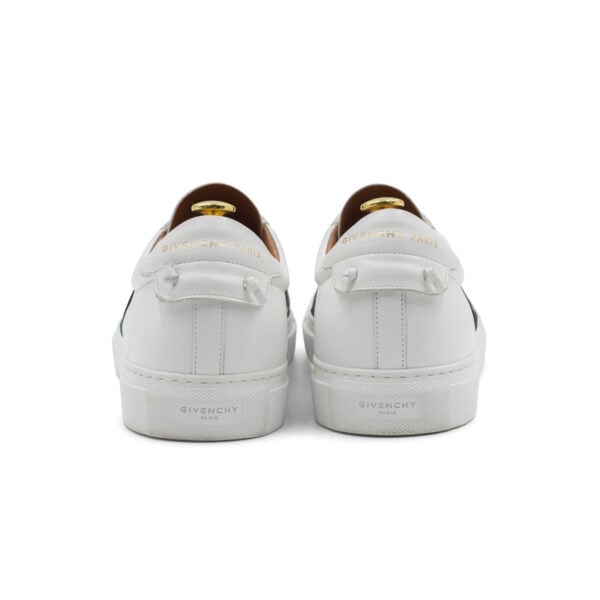 Givenchy White Leather Urban Street Slip-On Sneakers - Image 5