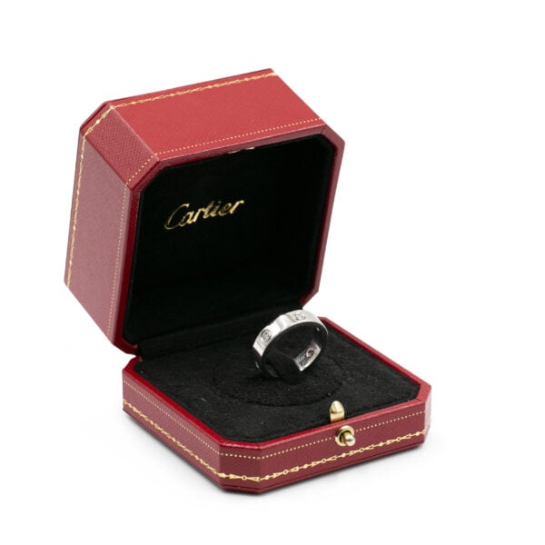 Cartier White Gold Love Diamond Ring - Image 3