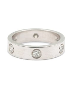 Cartier White Gold Love Diamond Ring