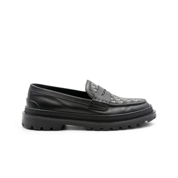Dior Explorer Black Oblique Jacquard Loafers - Image 3