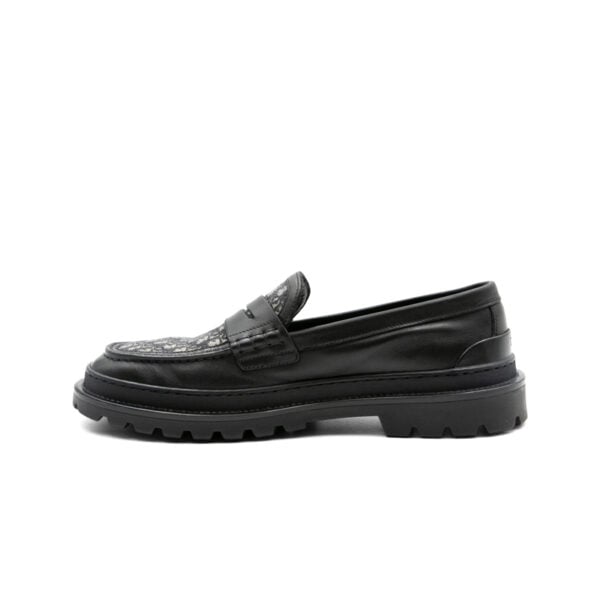 Dior Explorer Black Oblique Jacquard Loafers - Image 4