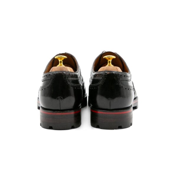 Christian Louboutin Charlie Me Flat Black Leather Shoes - Image 5