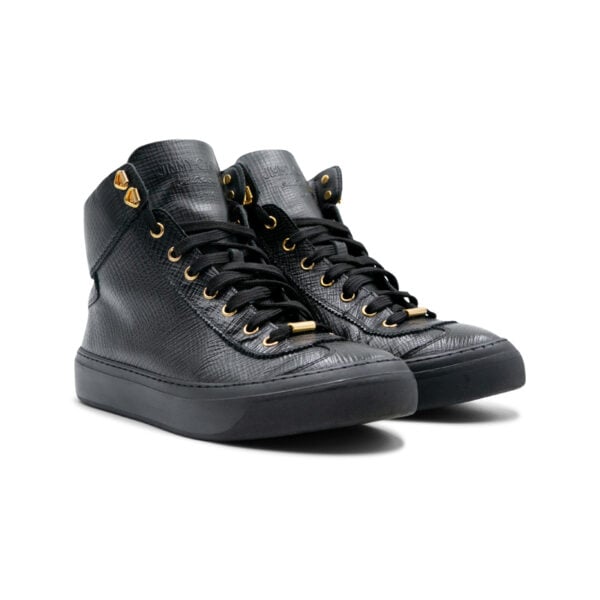 Jimmy Choo Argyle Leather Sneakers