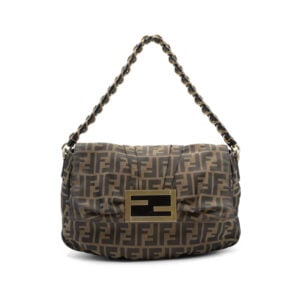 Fendi Mia Zucca Chain Shoulder Bag