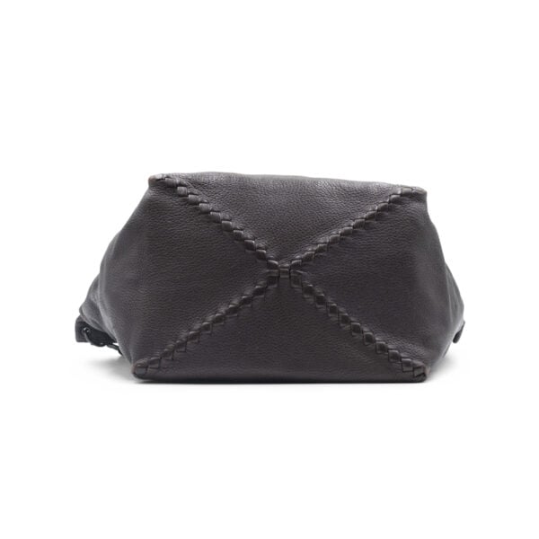 Bottega Veneta Black Cervo Leather Loop Hobo Bag - Image 5
