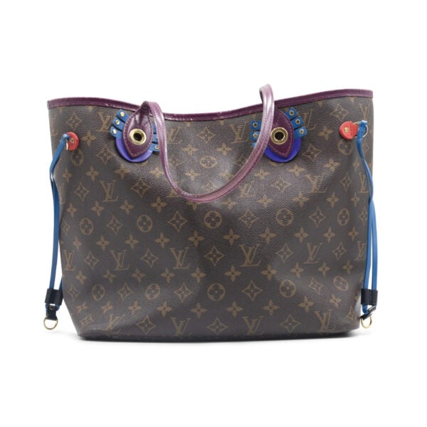Louis Vuitton Limited Ed Monogram Canvas Totem Neverfull MM Bag - Image 3