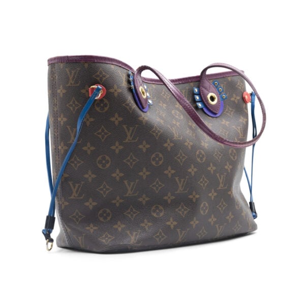 Louis Vuitton Limited Ed Monogram Canvas Totem Neverfull MM Bag - Image 2