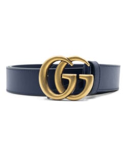 Gucci Marmont GG Navy Ladies Belt