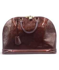 Louis Vuitton Monogram Rouge Fauviste Vernis Alma GM