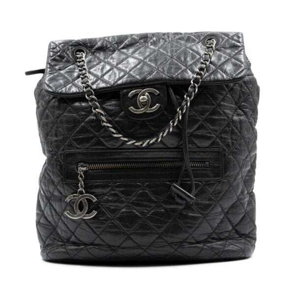 Chanel Black Paris-Salzburg Mountain Backpack