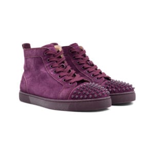 Christian Louboutin Merlot Lou Spikes High Tops