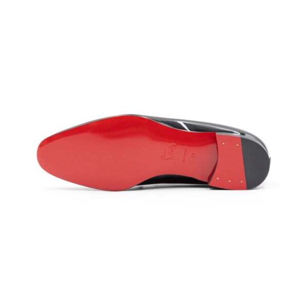 Christian Louboutin Black Patent Equiswing Flat Loafers - Image 6