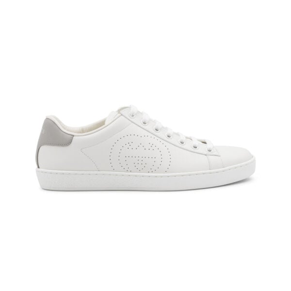 Gucci Perforated Interlocking GG Ladies Sneakers - Image 2