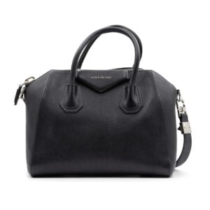 Givenchy Black Sugar Goatskin Leather Antigona Bag