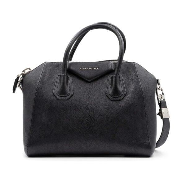 Givenchy Black Sugar Goatskin Leather Antigona Bag