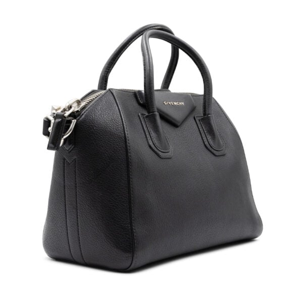 Givenchy Black Sugar Goatskin Leather Antigona Bag - Image 2