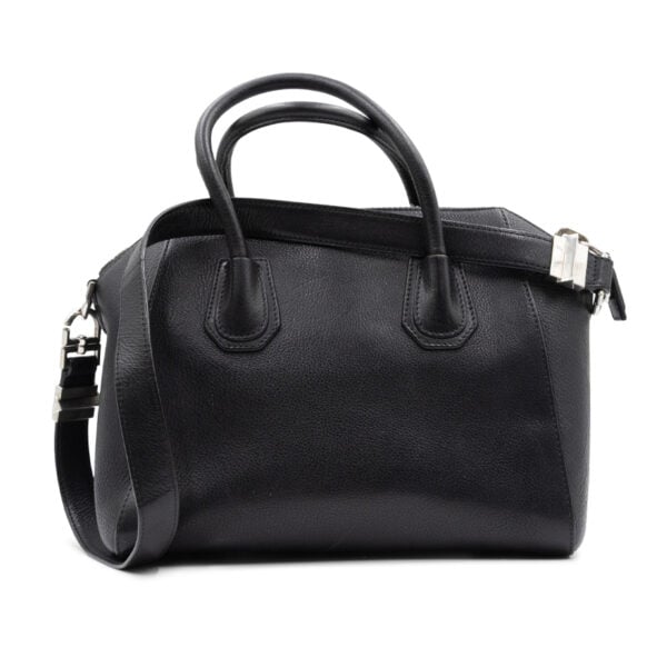Givenchy Black Sugar Goatskin Leather Antigona Bag - Image 4