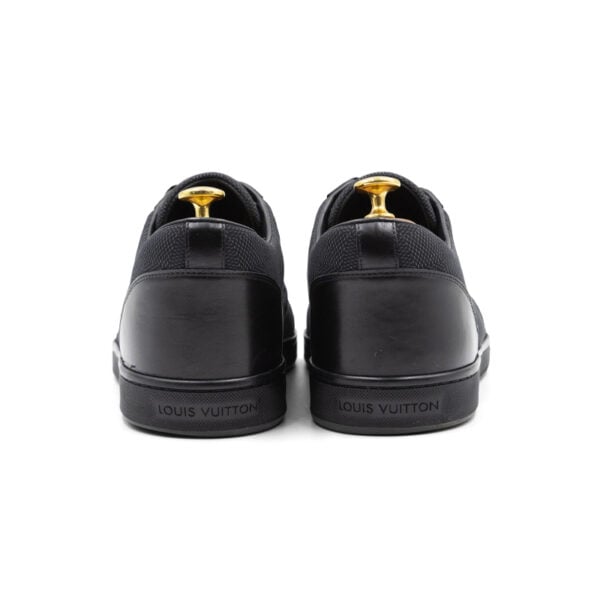 Louis Vuitton Black Damier Graphite Fabric Offshore Sneakers - Image 5
