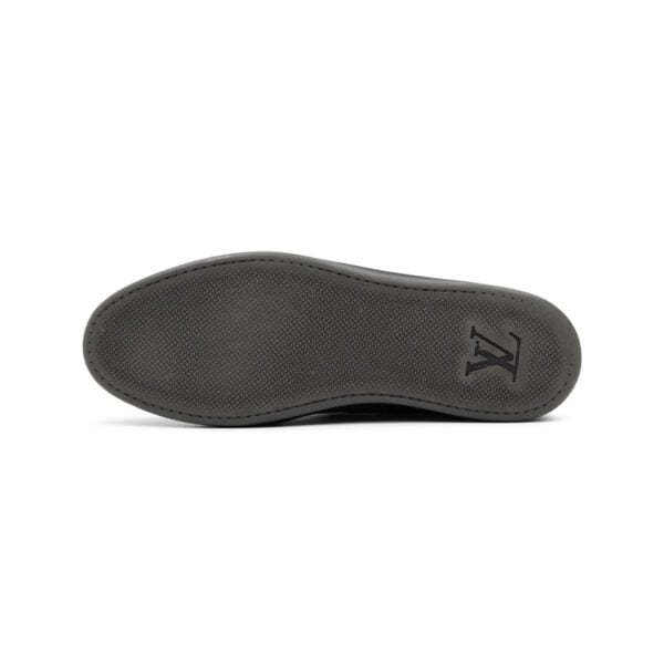 Louis Vuitton Black Damier Graphite Fabric Offshore Sneakers - Image 6
