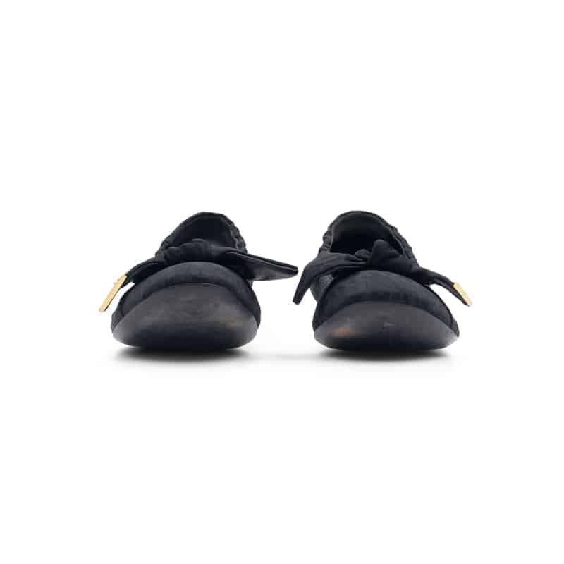 Louis Vuitton Black Leopard Amulet Ballet Flats - Image 4