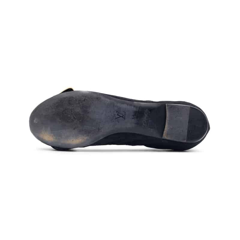 Louis Vuitton Black Leopard Amulet Ballet Flats - Image 6