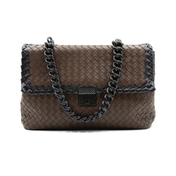Bottega Veneta Chocolate Brown Olimpia Handbag