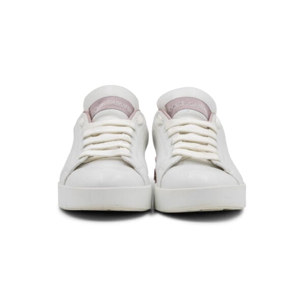 Dolce & Gabbana Pink Portofino Sneakers - Image 4