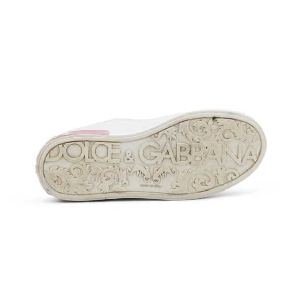 Dolce & Gabbana Pink Portofino Sneakers - Image 6