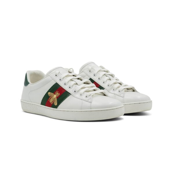 Gucci Bee Embroidered Ace Men's Sneakers