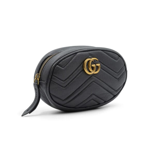 Gucci Black Marmont Belt Bag - Image 3