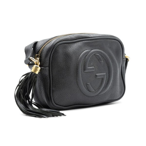 Gucci Black Soho Disco Mini Crossbody Bag - Image 3