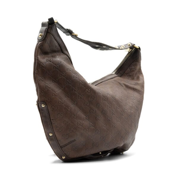 Gucci Guccissima Large Biba Hobo Bag - Image 3
