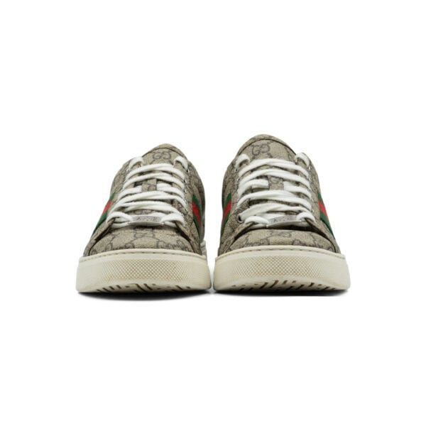 Gucci Women's Ace trainer with Web - Image 4