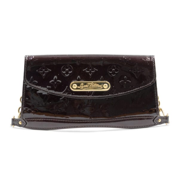 Louis Vuitton Amarante Monogram Vernis Sunset Boulevard Bag