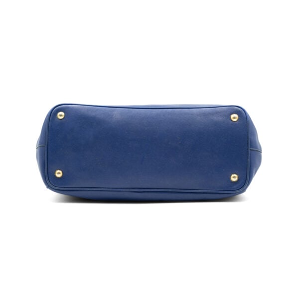 Prada Bluette Saffiano Lux Leather Large Tote Bag - Image 5