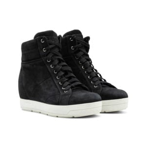 Prada Black Suede Wedge Sneakers