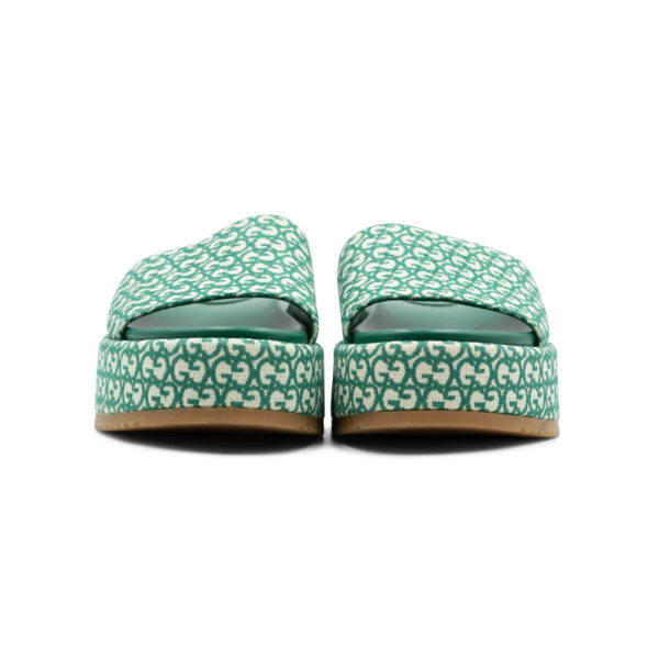 Gucci GG Emerald Platform Slides - Image 4