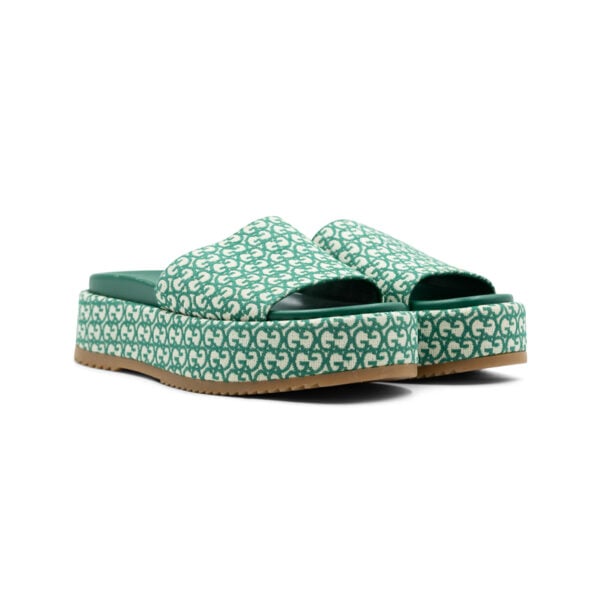 Gucci GG Emerald Platform Slides