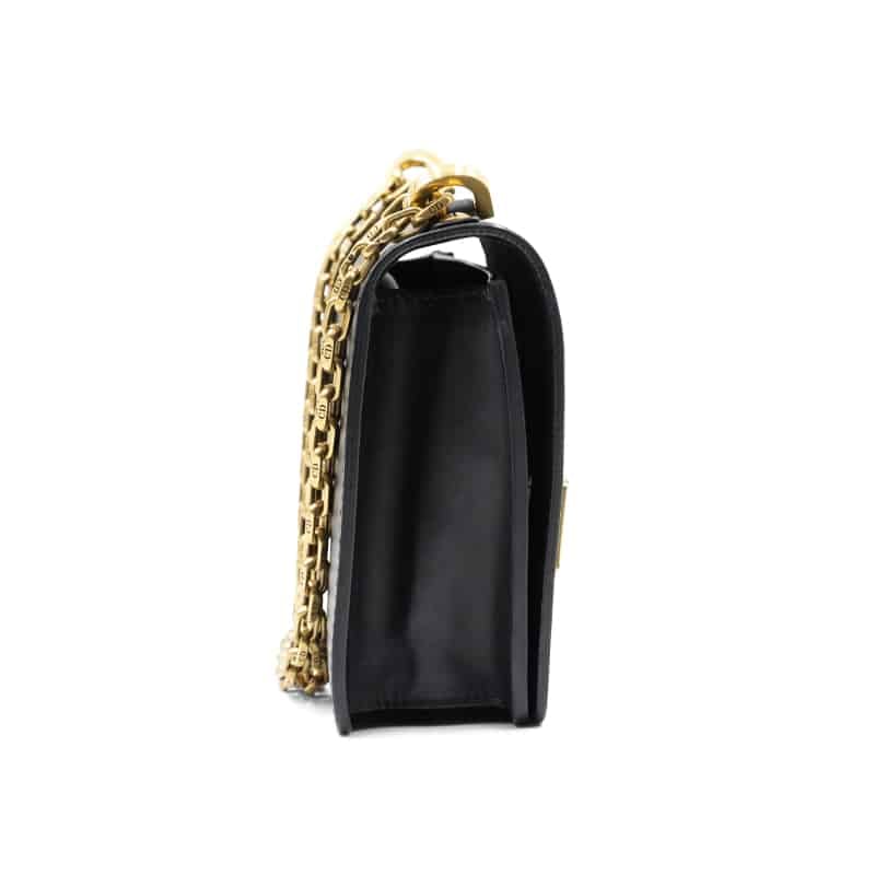 Dior J'Adior Black Calfskin Chain Flap Bag - Image 4