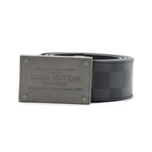 Louis Vuitton Damier Graphite 35mm LV Inventeur Reversible Belt