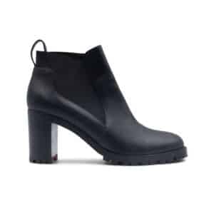 Alternative view of Christian Louboutin Black Calfskin Marchacroche 70 Chelsea Boots